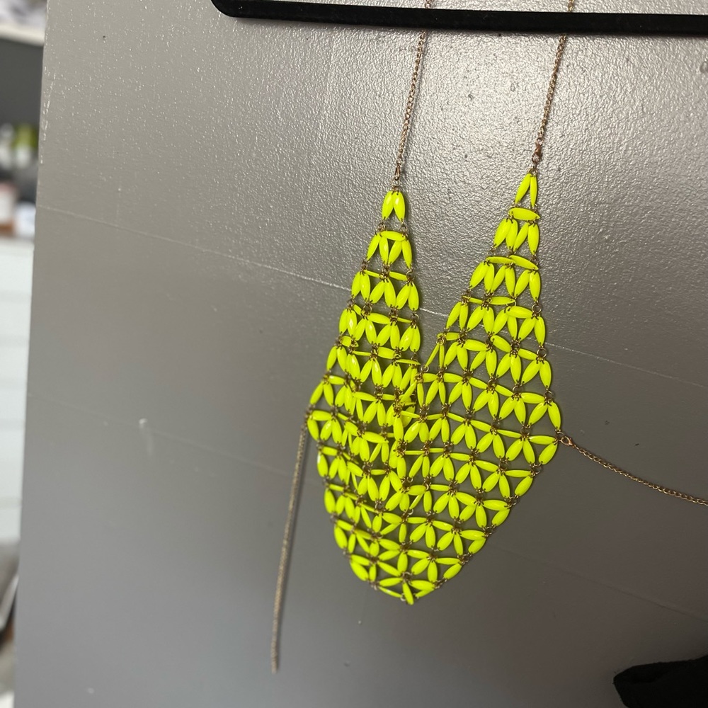 Lime Green Chain Top